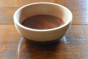 Salad Bowl - Sycamore and Sapele