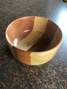 Sycamore and Walnut Bowl