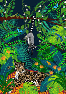 Leopard and Lemur Print